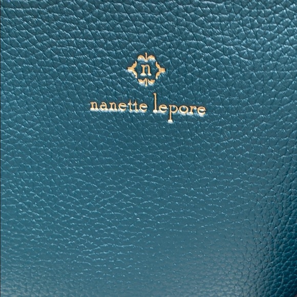 Nanette Lepore Myles Tote Bag with Scarf in Teal - Picture 3 of 7